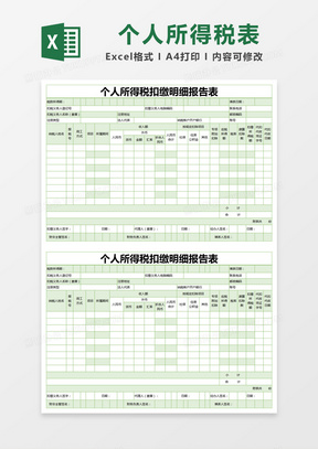 最新個(gè)人所得稅模板，背景、影響及地位解析