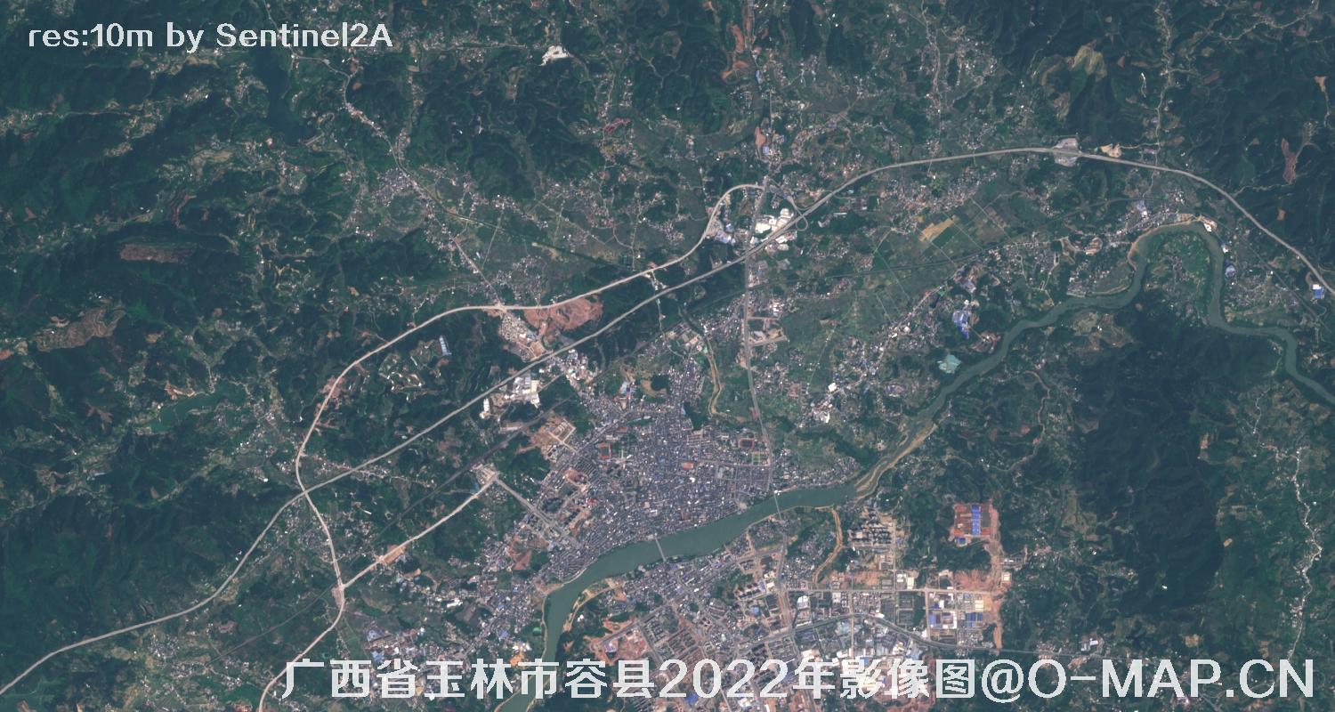 容縣最新航拍全景，一覽無余的美麗風光??